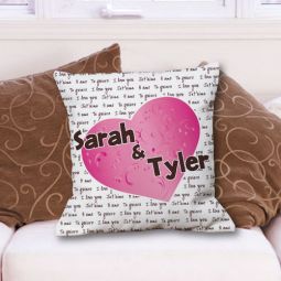 I Love You Throw Pillow
